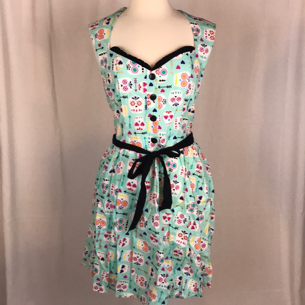 ModCloth Dias de las Muertos Flare Dress